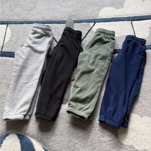 Carter's Kids Fleece Joggers - Gray, Black, Green, Blue
